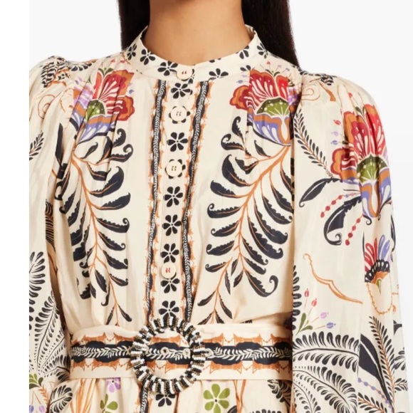 FARM Rio botanical-print mini dress, size small 1598 - Picture 4 of 8